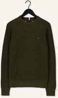 TOMMY HILFIGER Pull BASIC STRUCTURE CREW NECK Olive TOMMY HILFIGER Pull BASIC STRUCTURE CREW NECK Olive - medium