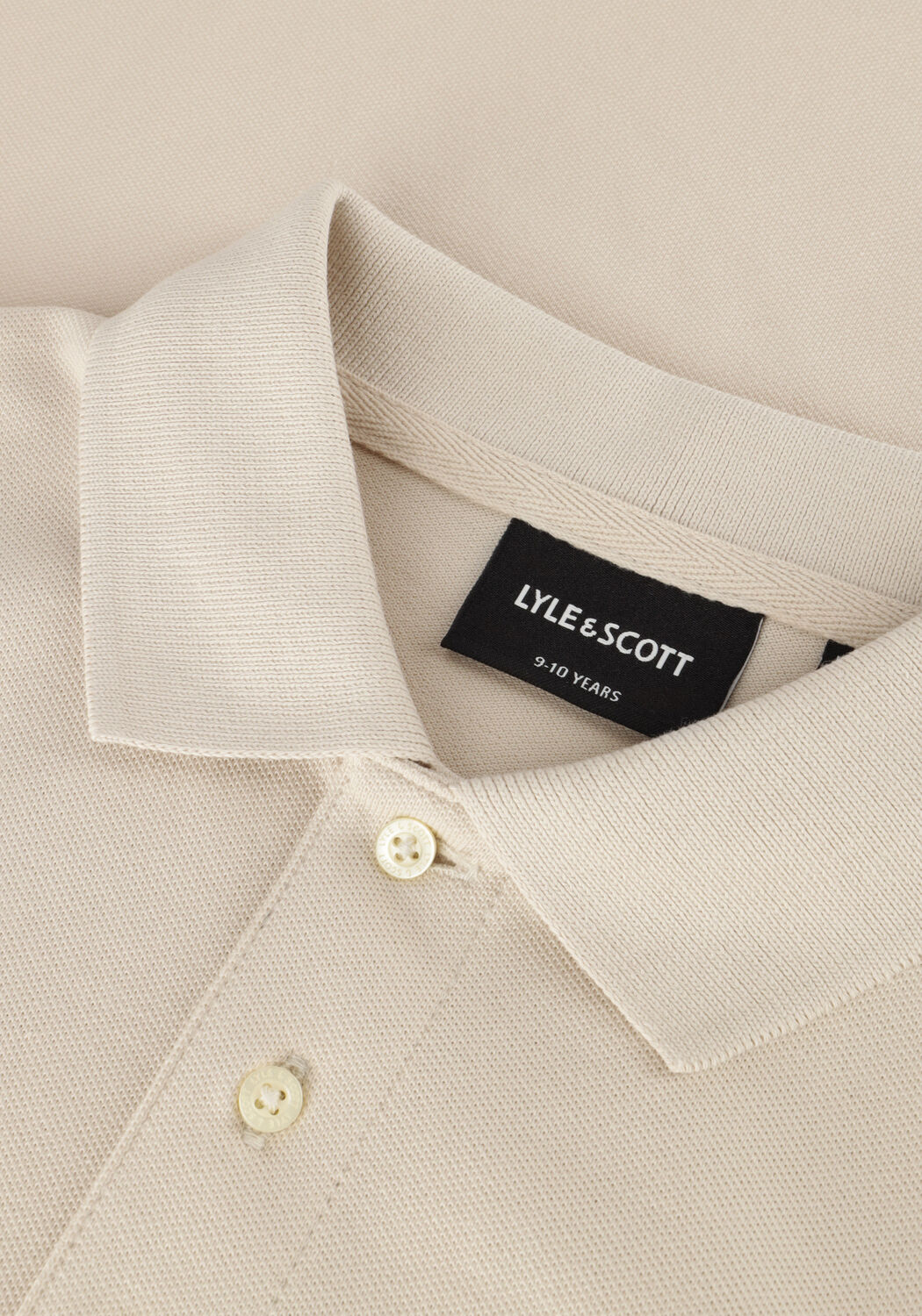 LYLE & SCOTT Polo PLAIN POLO SHIRT 1 &Eacute;cru - large