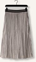 Witte SUMMUM Midirok PLEATED SKIRT LAMEE METALLIC Witte SUMMUM Midirok PLEATED SKIRT LAMEE METALLIC - medium