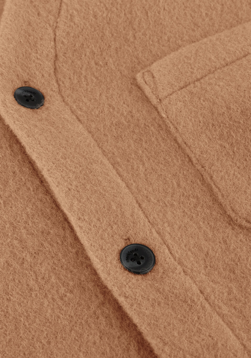 Camel ANERKJENDT  AKSIGURD BOILED WOOL - large