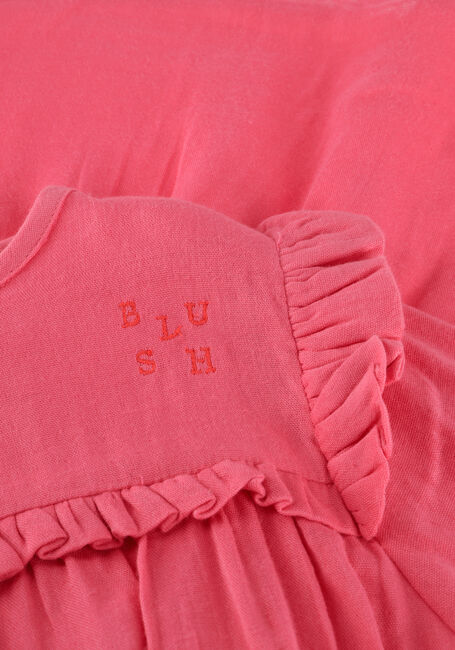 Fuchsia PETIT BLUSH Mini jurk RUFFLE DRESS - large