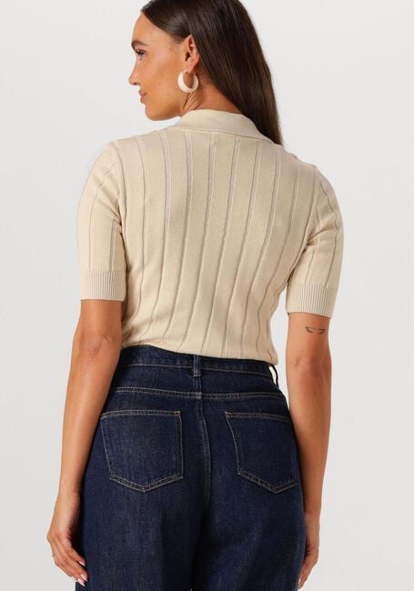 MODSTRÖM T-shirt TONIAMD SS POLO en beige - large