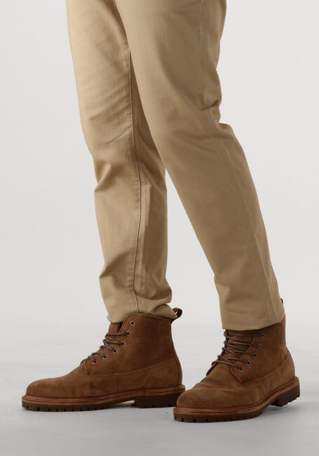 BLACKSTONE Bottines &agrave; lacets CG186 en marron - large