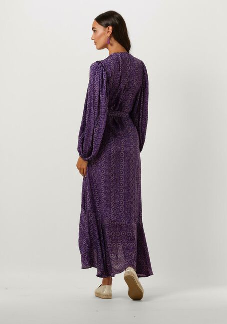 SISSEL EDELBO Robe maxi ZELDA WRAP DRESS en violet - large