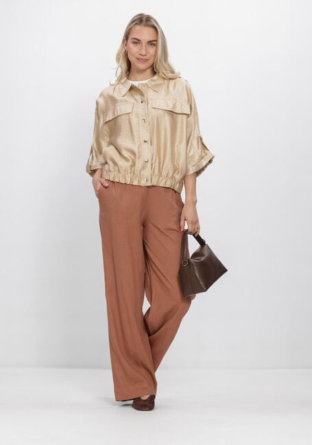 FIVEUNITS Pantalon large LINEAFV 763 en marron - large