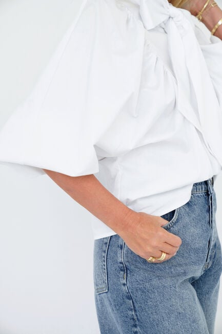 EST'SEVEN GUINEVERE BLOUSE Blouses en blanc - large