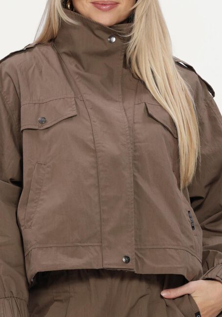 CO'COUTURE Jack ALINACC DOUBLE FUNNEL NECK JACKET en marron - large