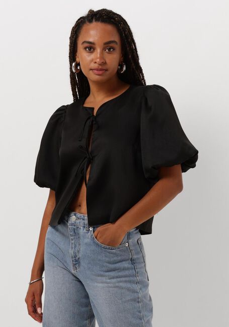 NEO NOIR ASKA DULL SATIN BLOUSE Blouses en noir - large