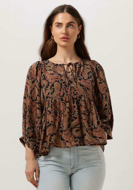 SISSEL EDELBO ANGELINA SILK TOP Blouses en orange - large