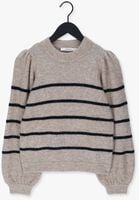 GESTUZ Pull ALPHA GZ STRIPED PULLOVER Sable