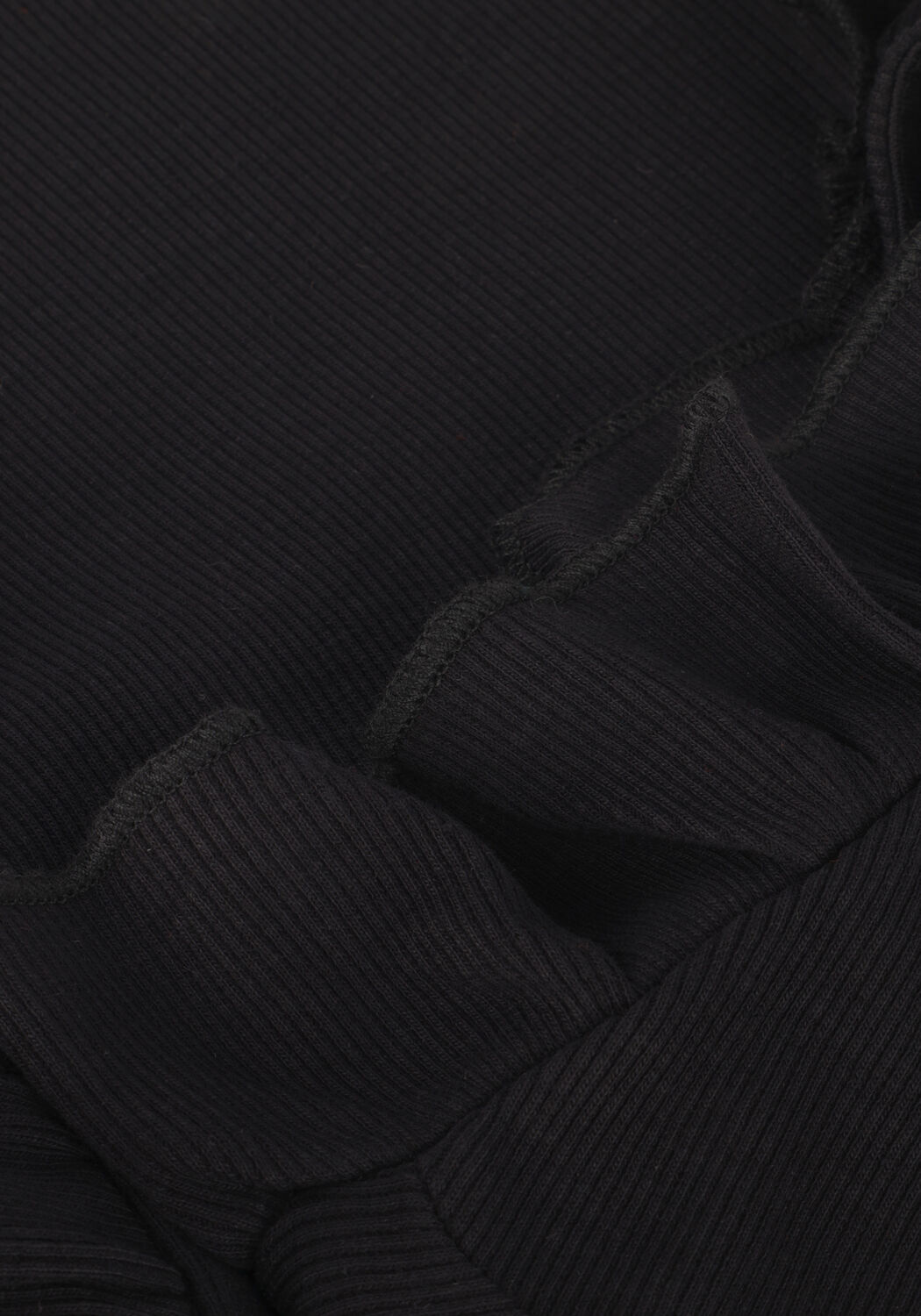 Zwarte NIK & NIK Top RIB SLEEVE TOP - large