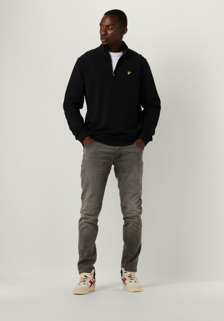 Zwarte LYLE & SCOTT Trui QUARTER ZIP SWEAT - large