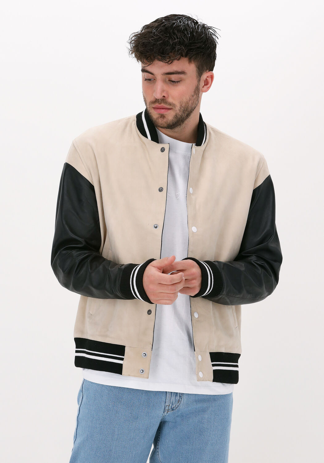 Selected homme cheap bomber suede