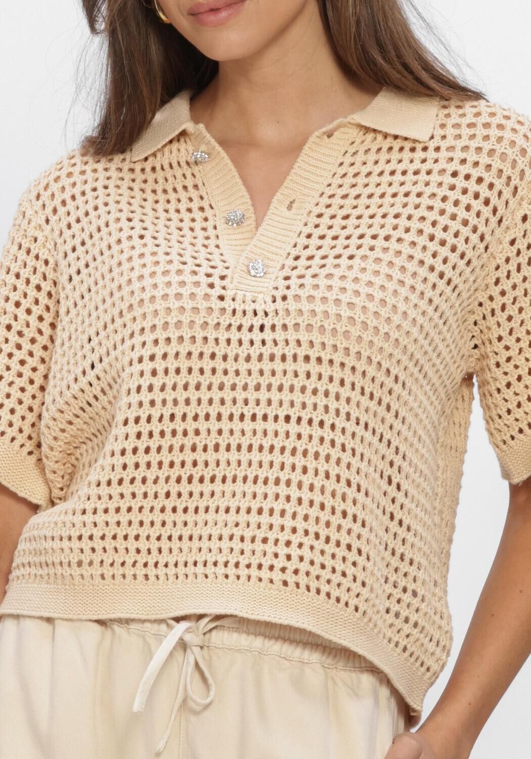 AMAYA AMSTERDAM LEWIS KNITWEAR Hauts & T-shirts en beige - large