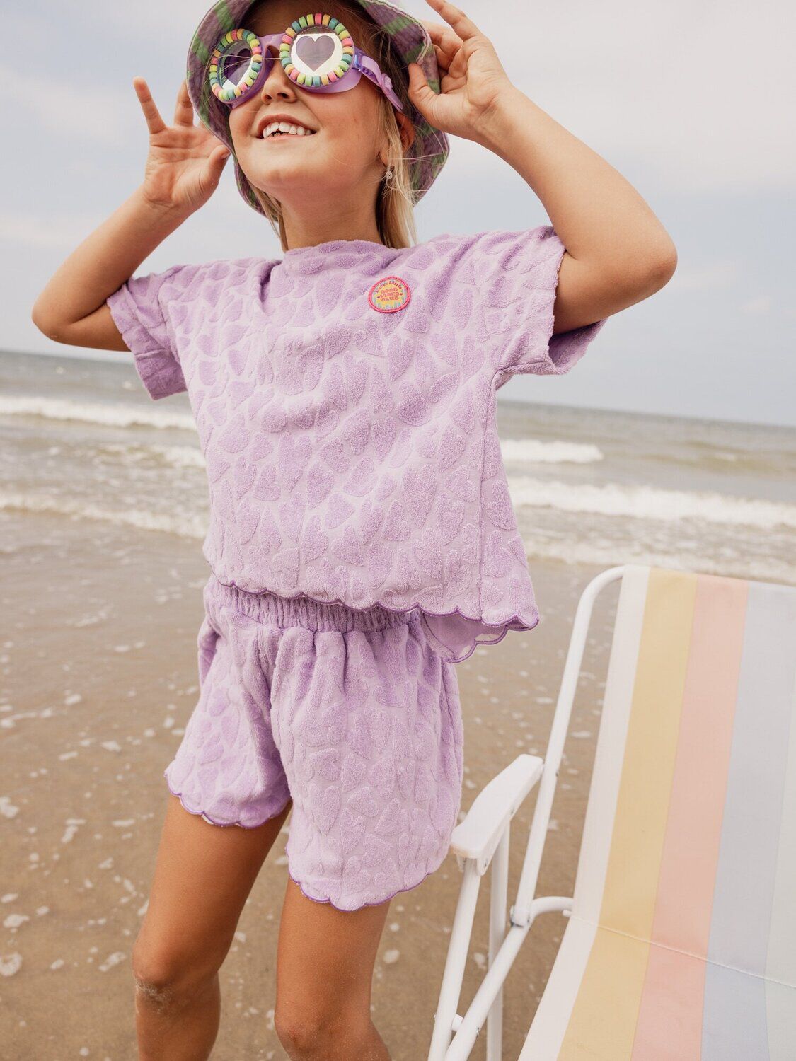 LOOXS Little T-shirt 2612-7342 en violet - large