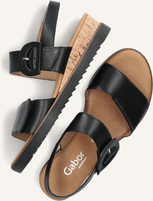 Zwarte GABOR Sandalen 752 Zwarte GABOR Sandalen 752 - large