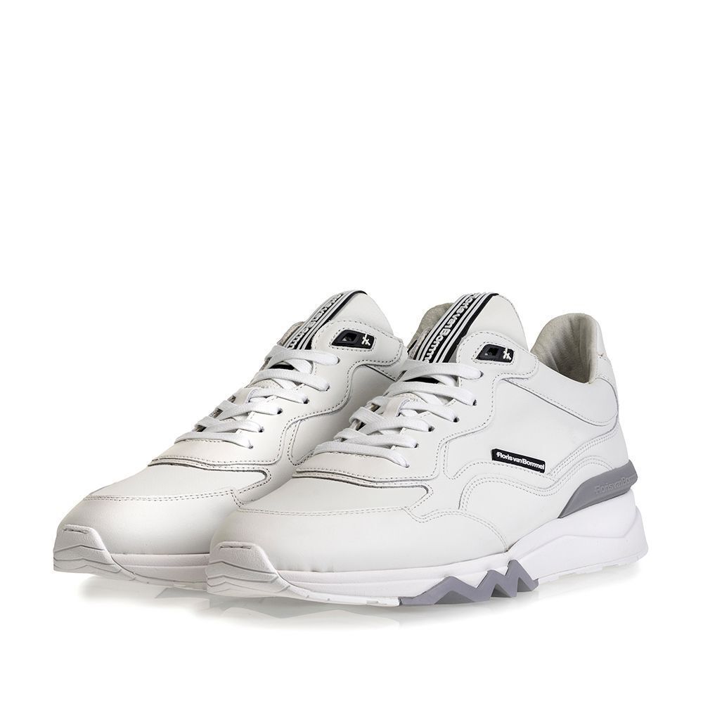 FLORIS VAN BOMMEL Baskets basses De Zager 10.07 en blanc - large