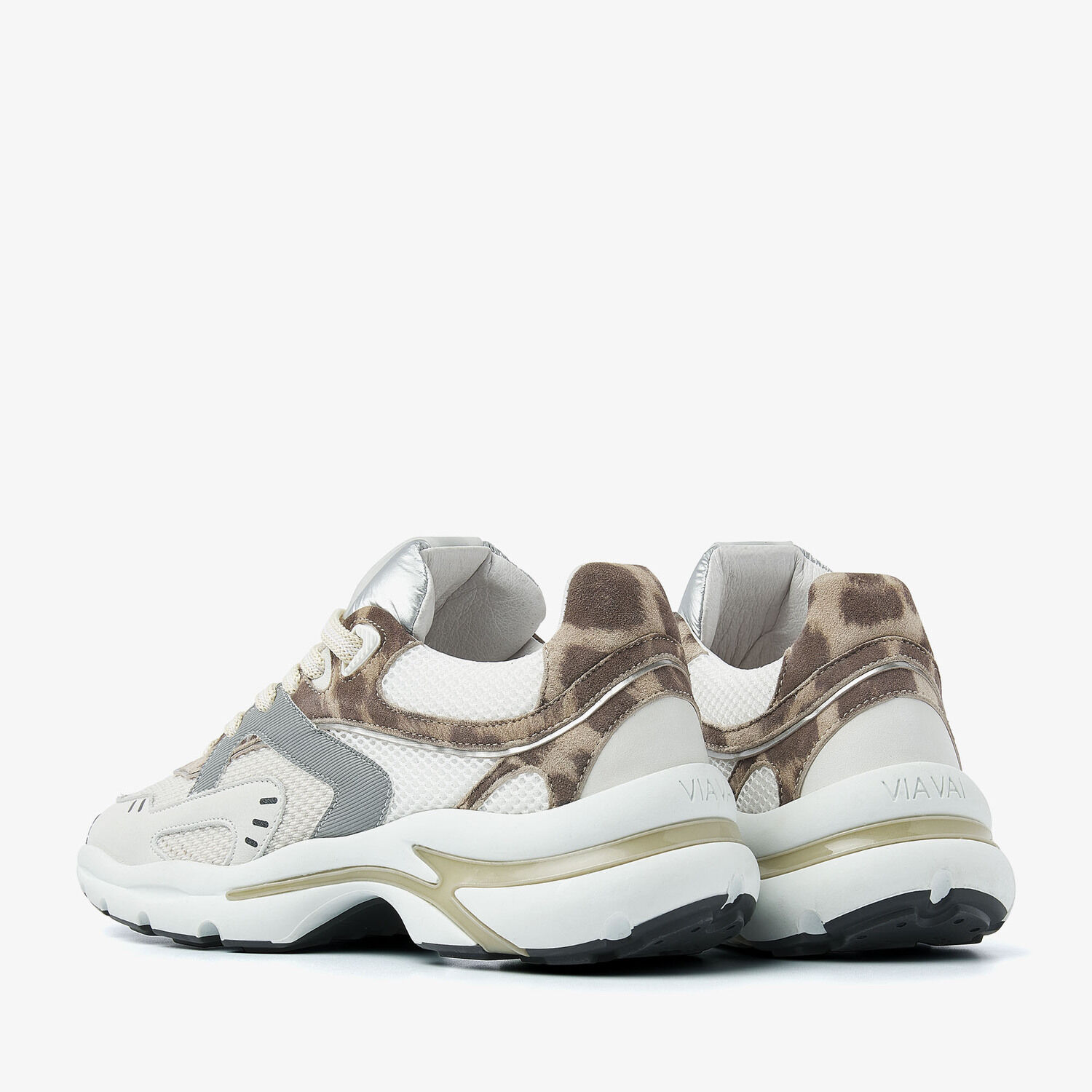 VIA VAI Baskets basses VESPER KELSEY en blanc - large