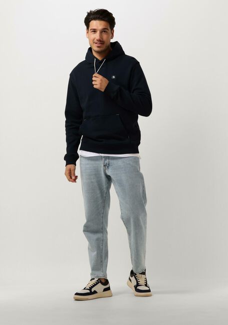 Donkerblauwe SCOTCH & SODA Sweater ESSENTIAL LOGO BADGE HOODIE Donkerblauwe SCOTCH & SODA Sweater ESSENTIAL LOGO BADGE HOODIE - large