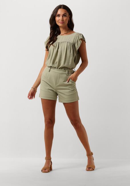 Groene OBJECT Broeken/jumpsuits OBJLISA MW SHORT SHORTS Groene OBJECT Broeken/jumpsuits OBJLISA MW SHORT SHORTS - large
