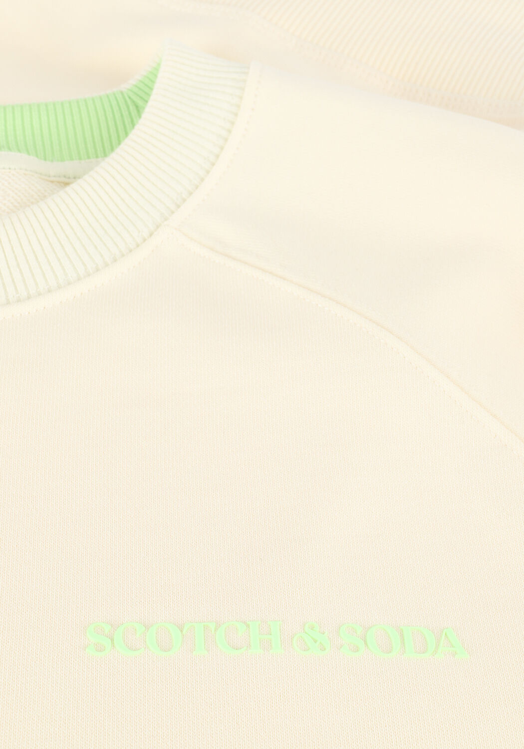 Beige SCOTCH & SODA Sweater UNISEX - CREW NECK SWEATER IN - large