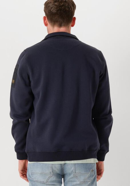 PME LEGEND Jack ZIP JACKET SWEAT MIXED PADDED Bleu foncé - large