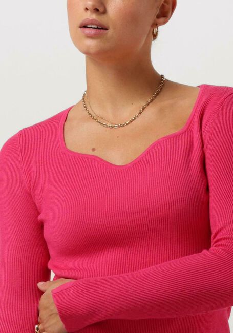 YDENCE KNITTED TOP CHIARA Hauts & T-shirts Fuchsia - large