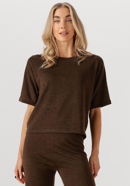 MSCH COPENHAGEN Haut MSCHNEMA AVALINA 2/4 PULLOVER en marron - large
