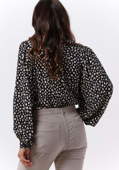 Zwarte BY-BAR  RIKKI FLAKE BLOUSE - large