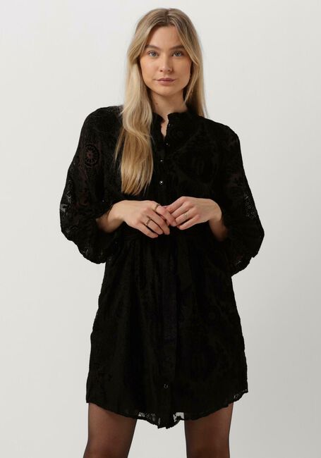Zwarte FREEBIRD Mini jurk AKKIE DRESS - large