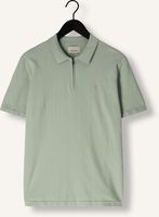 Groene DSTREZZED Polo DORIAN ZIP POLO Groene DSTREZZED Polo DORIAN ZIP POLO - medium