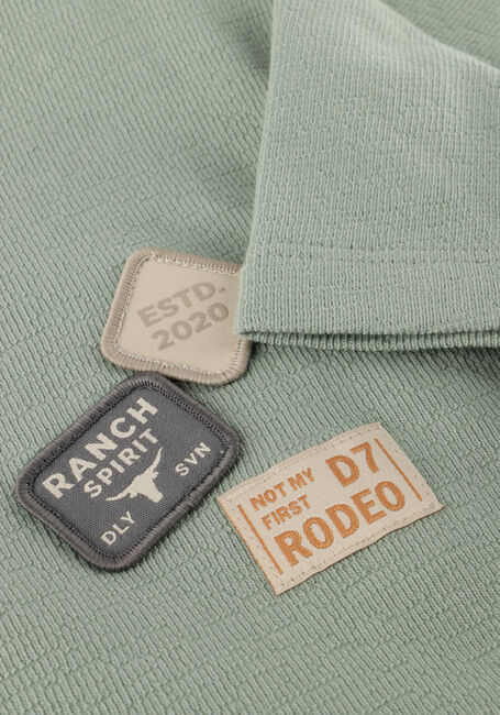 DAILY7 T-shirt T-SHIRT BASIC BADGE en vert - large