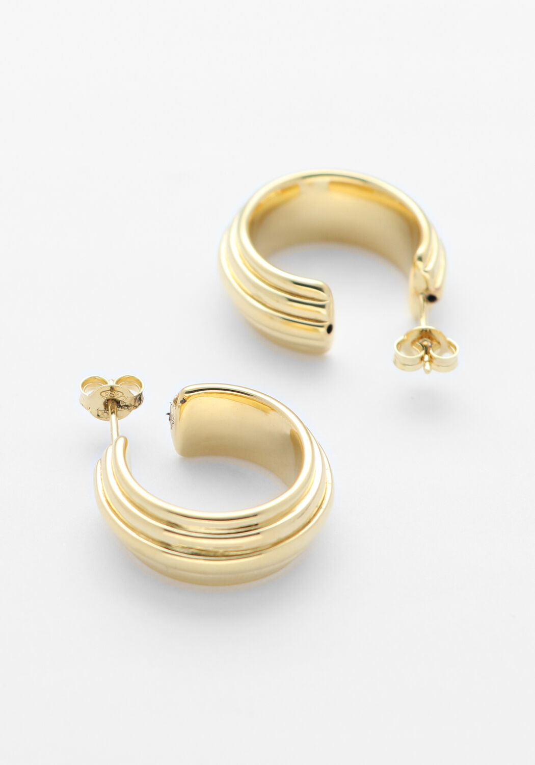 LOTT. GIOIELLI Sieraad BOLD STRIPED CREOLE S - large