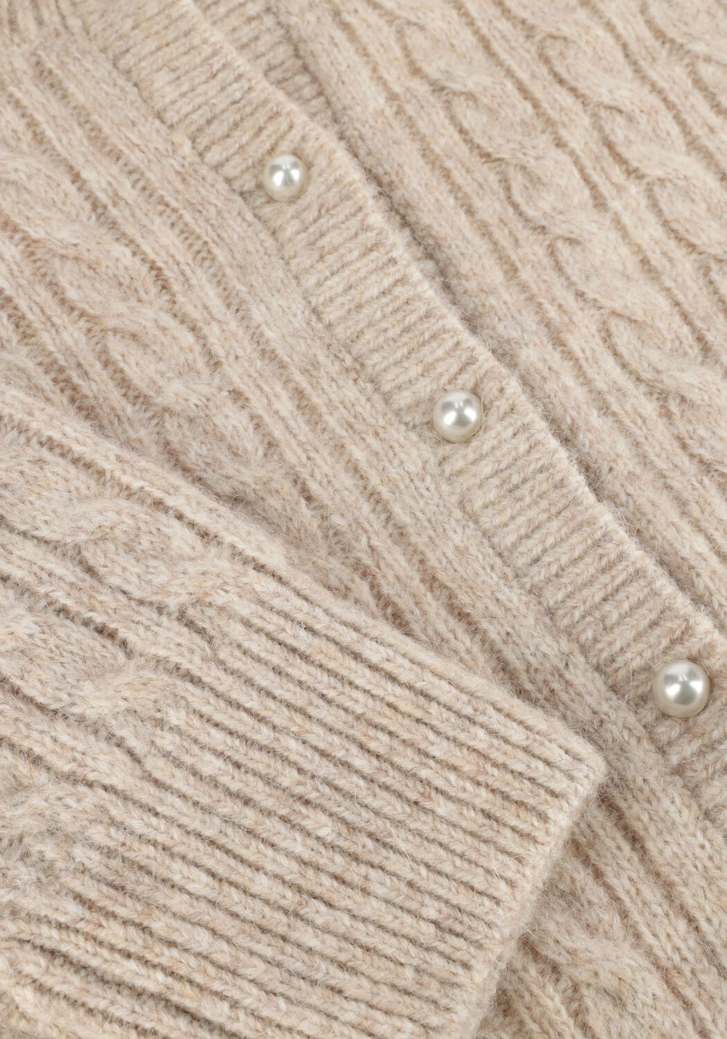 Beige MODSTR&Ouml;M Vest PAMMIEMD CARDIGAN - large