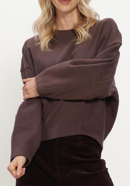 MSCH COPENHAGEN Chandail MSCHMARLETTA SWEATSHIRT en marron - large