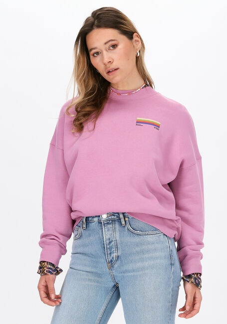 Roze SCOTCH & SODA Sweater OVERSIZED CREWNECK SWEAT WITH  - large