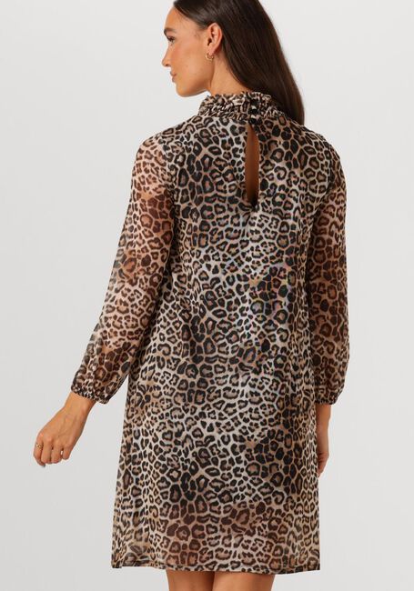 Bruine ANA ALCAZAR Mini jurk DRESS TURTLENECK - large