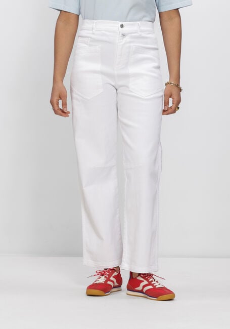 PENN & INK Pantalon large TROUSERS en blanc - large
