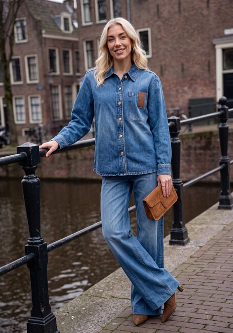 JOSH V Wide jeans GLORIA PANTS en bleu - large