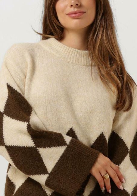 OBJECT Pull OBJPERLA GEROMIA KNIT PULLOVER Sable - large