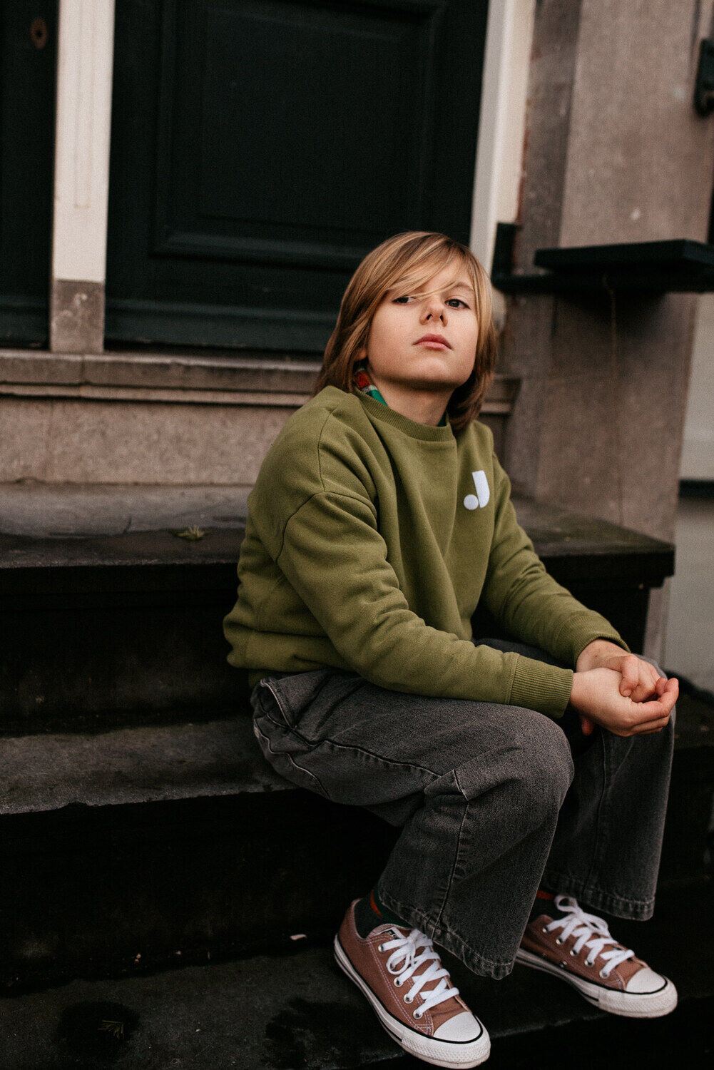 Olijf JENEST Trui BIRD J SWEATER - large