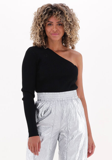 CO'COUTURE BADU ASYM RIB KNIT Hauts & T-shirts en noir - large