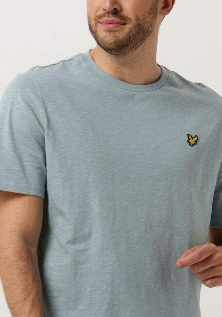 Blauwe LYLE & SCOTT T-shirt SLUB T-SHIRT - large