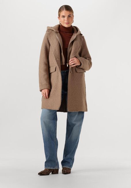 Taupe NUKUS Mantel INNA JACKET BOUCLE - large