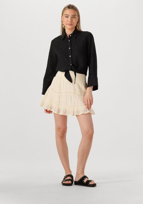 NEO NOIR Mini-jupe ROBBY S VOILE SKIRT Blanc - large