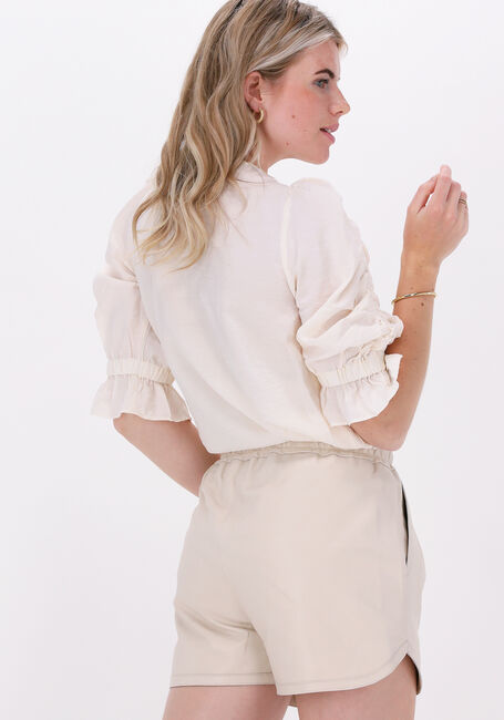 CO'COUTURE CALLUM ELASTIC S/S BLOUSE Blouses Écru - large