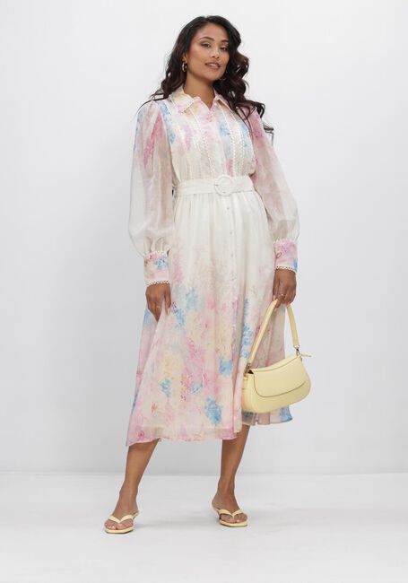 Y.A.S. YASFLORENCE LS LONG DRESS S. Robes en rose - large
