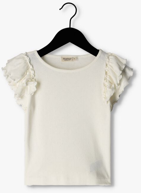 Witte MARMAR COPENHAGEN T-shirt TAVORA FRILL - large