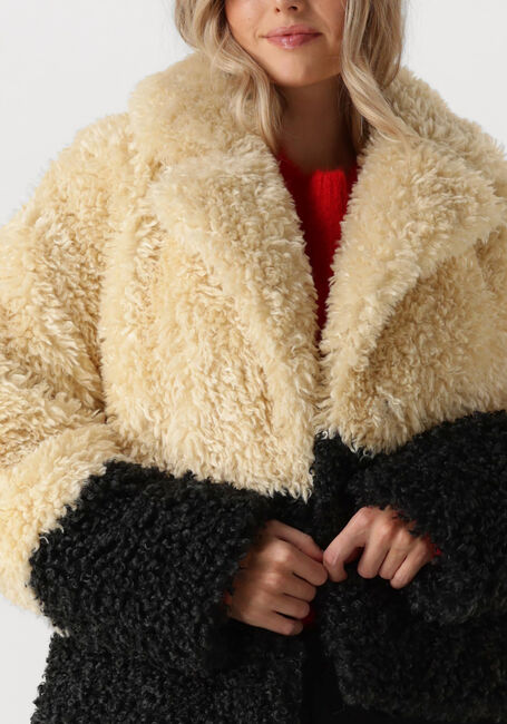 STAND STUDIO Manteau Teddy JUBEL JACKET en beige - large