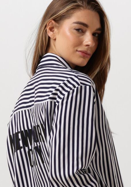 Blauwe PENN & INK  501 BLOUSE PRINT - large